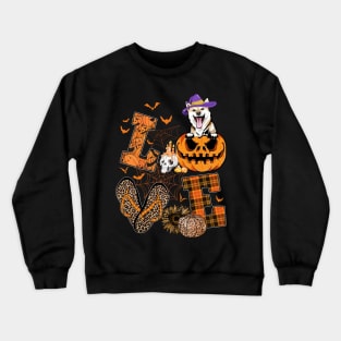 Funny Shiba Inu Dog Lover Gift Love Shiba Inu Halloween Crewneck Sweatshirt